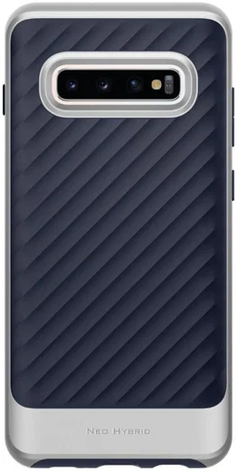 Spigen Neo Hybrid Hoesje Samsung Galaxy S10 Arctic Silver afbeelding 4
