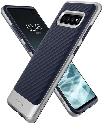 Spigen Neo Hybrid Hoesje Samsung Galaxy S10 Arctic Silver afbeelding 15