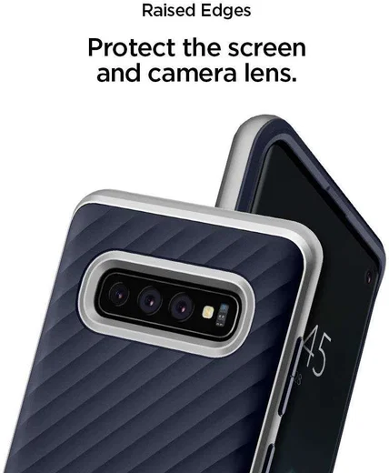 Spigen Neo Hybrid Hoesje Samsung Galaxy S10 Arctic Silver afbeelding 6