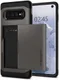 Spigen Slim Armor Card Holder Case Samsung Galaxy S10 Hoesje Gunmetal afbeelding 15
