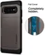 Spigen Slim Armor Card Holder Case Samsung Galaxy S10 Hoesje Gunmetal afbeelding 4