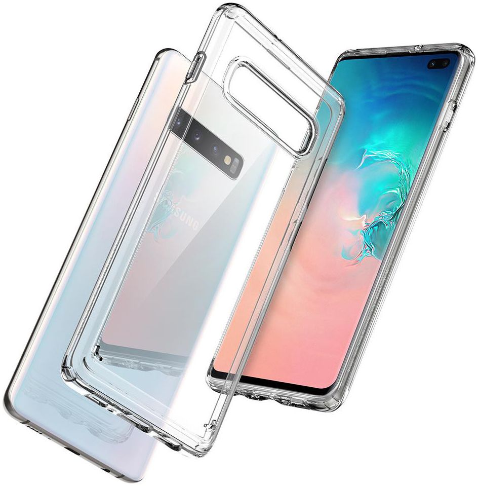 Spigen Crystal Hybrid Hoesje Samsung Galaxy S10 Plus Transparant afbeelding 7