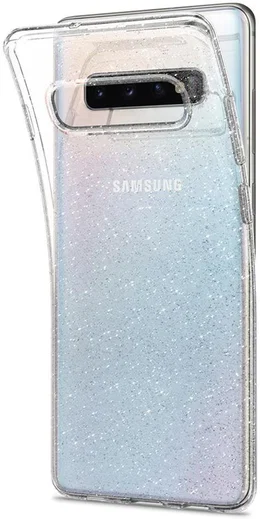 Spigen Liquid Crystal Hoesje Samsung Galaxy S10 Plus Glitter Clear afbeelding 5