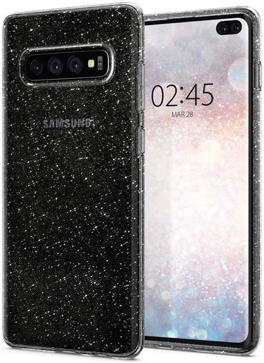 Spigen Liquid Crystal Hoesje Samsung Galaxy S10 Plus Glitter Clear afbeelding 9