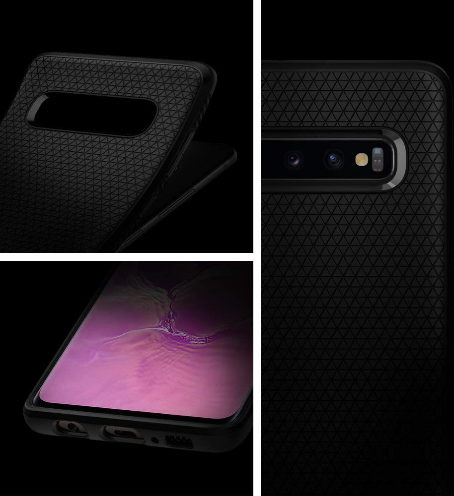 Spigen Liquid Air Hoesje Samsung Galaxy S10 Plus Zwart afbeelding 6