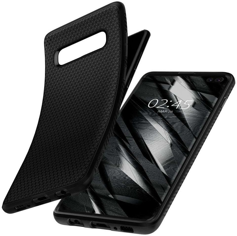 Spigen Liquid Air Hoesje Samsung Galaxy S10 Plus Zwart afbeelding 2