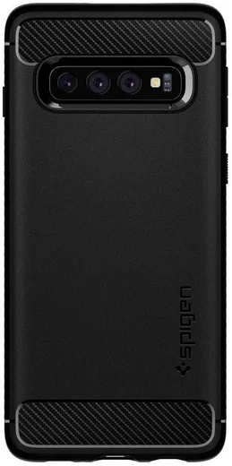 Spigen Rugged Armor Hoesje Samsung Galaxy S10 Plus Zwart afbeelding 4