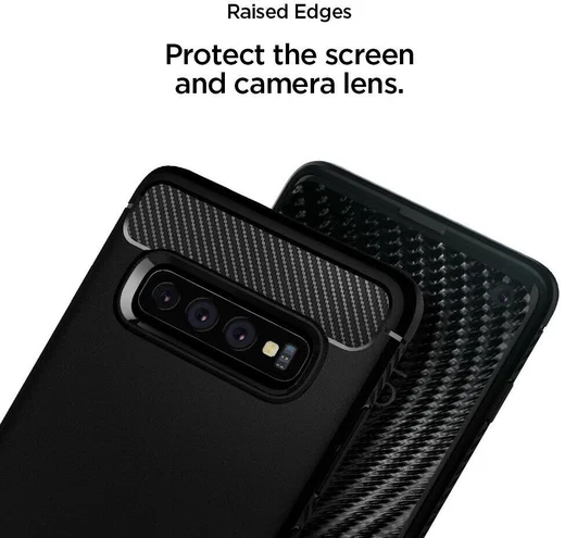Spigen Rugged Armor Hoesje Samsung Galaxy S10 Plus Zwart afbeelding 10
