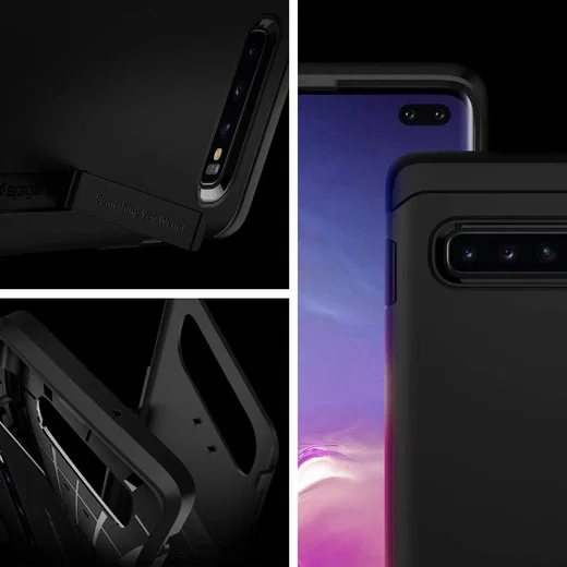 Spigen Tough Armor Hoesje Samsung Galaxy S10 Plus Zwart afbeelding 2