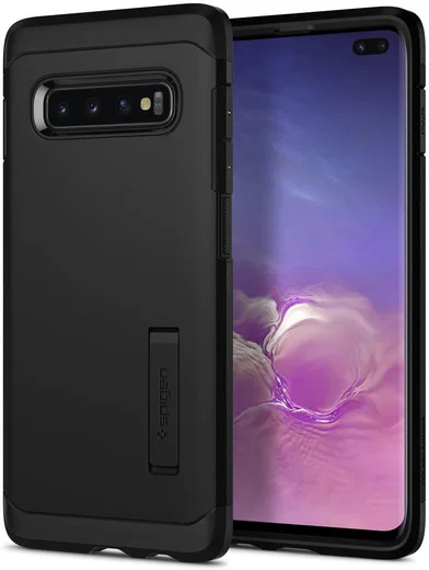 Spigen Tough Armor Hoesje Samsung Galaxy S10 Plus Zwart afbeelding 1