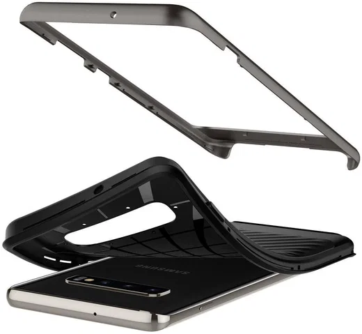 Spigen Neo Hybrid Hoesje Samsung Galaxy S10 Plus Gunmetal afbeelding 5