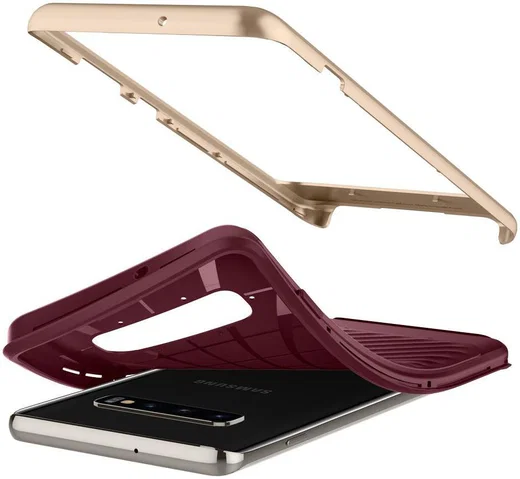 Spigen Neo Hybrid Hoesje Samsung Galaxy S10 Plus Burgundy afbeelding 5