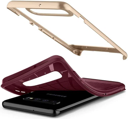 Spigen Neo Hybrid Hoesje Samsung Galaxy S10 Plus Burgundy afbeelding 7