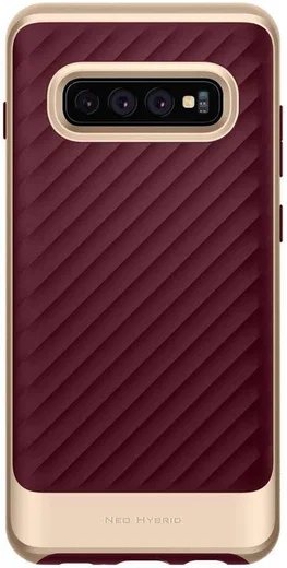 Spigen Neo Hybrid Hoesje Samsung Galaxy S10 Plus Burgundy afbeelding 4