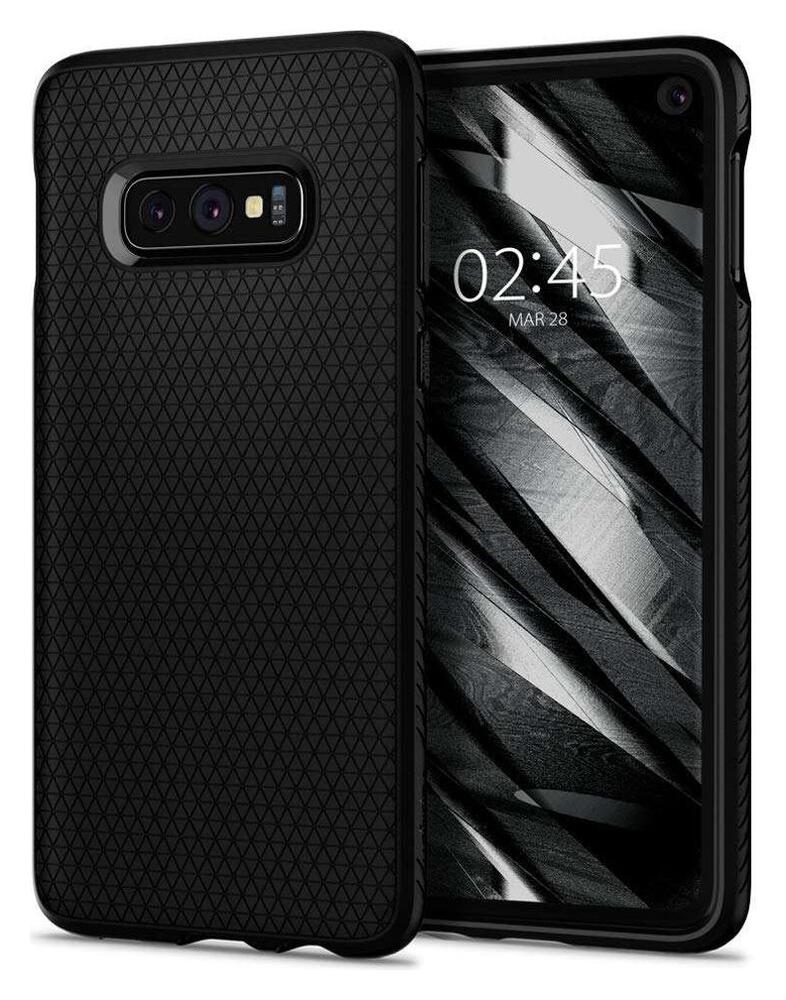 Spigen Liquid Air Samsung Galaxy S10E Hoesje TPU Back Cover Zwart afbeelding 1