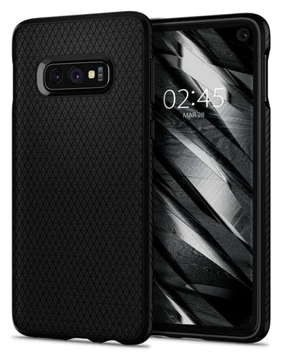 Spigen Liquid Air Samsung Galaxy S10E Hoesje TPU Back Cover Zwart afbeelding 1