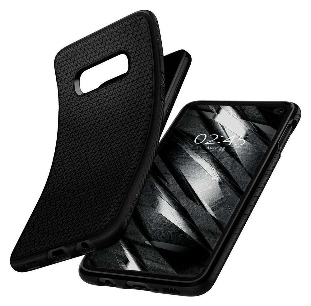 Spigen Liquid Air Samsung Galaxy S10E Hoesje TPU Back Cover Zwart afbeelding 2