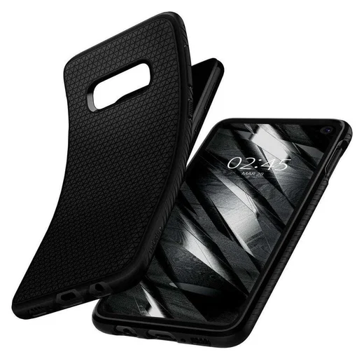 Spigen Liquid Air Samsung Galaxy S10E Hoesje TPU Back Cover Zwart afbeelding 2