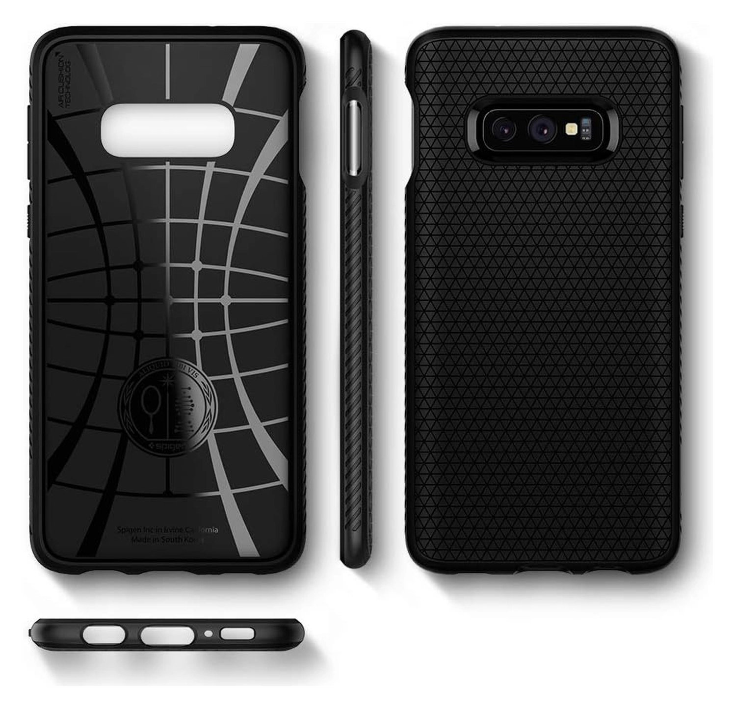 Spigen Liquid Air Samsung Galaxy S10E Hoesje TPU Back Cover Zwart afbeelding 10