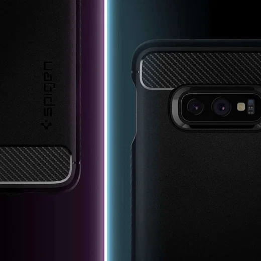 Spigen Rugged Armor Hoesje Samsung Galaxy S10E Zwart afbeelding 8