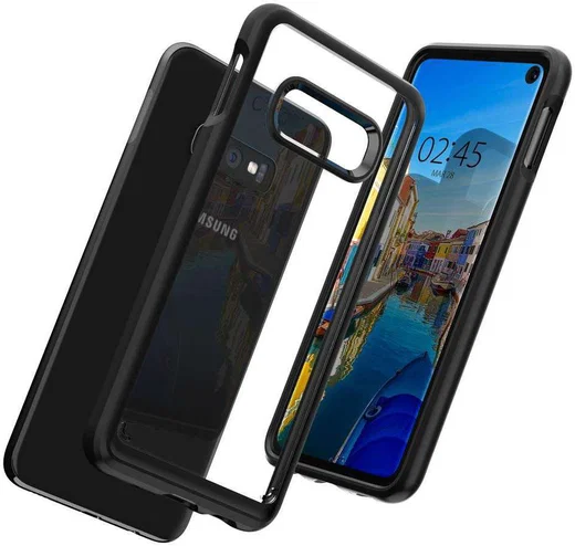 Spigen Ultra Hybrid Hoesje Samsung Galaxy S10E Zwart afbeelding 13