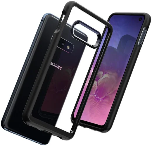 Spigen Ultra Hybrid Hoesje Samsung Galaxy S10E Zwart afbeelding 5