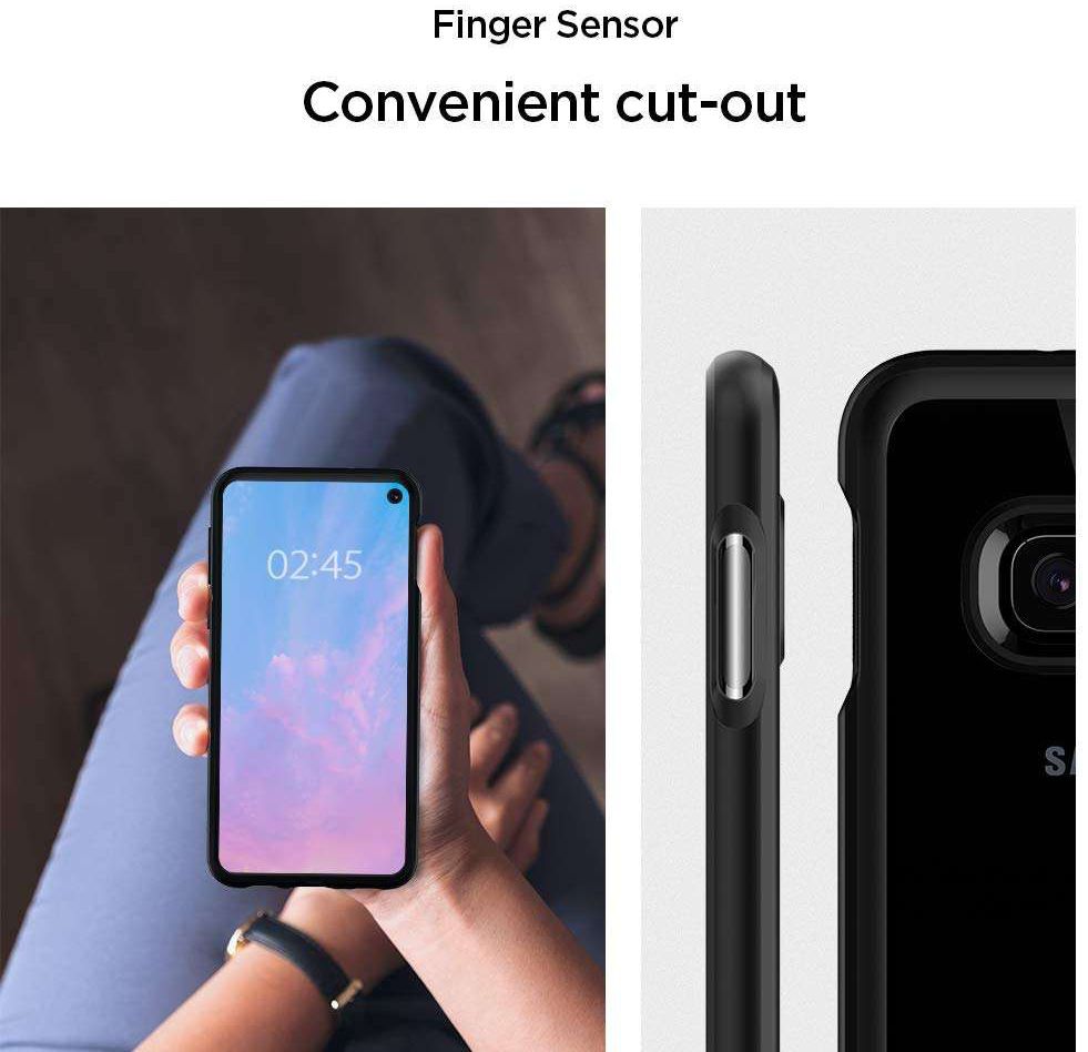 Spigen Ultra Hybrid Hoesje Samsung Galaxy S10E Zwart afbeelding 10