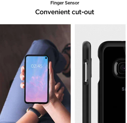 Spigen Ultra Hybrid Hoesje Samsung Galaxy S10E Zwart afbeelding 10