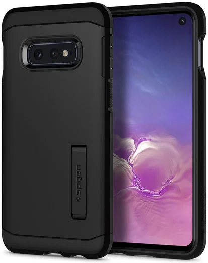 Spigen Tough Armor Hoesje Samsung Galaxy S10E Zwart afbeelding 1