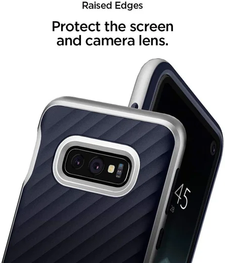 Spigen Neo Hybrid Hoesje Samsung Galaxy S10E Arctic Silver afbeelding 7