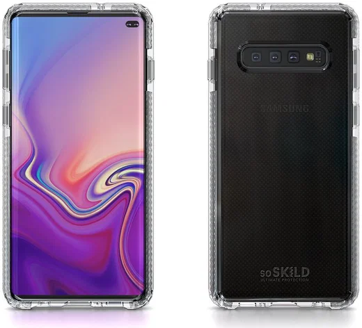 SoSkild Galaxy S10 Plus Transparant Hoesje Defend Backcover afbeelding 6