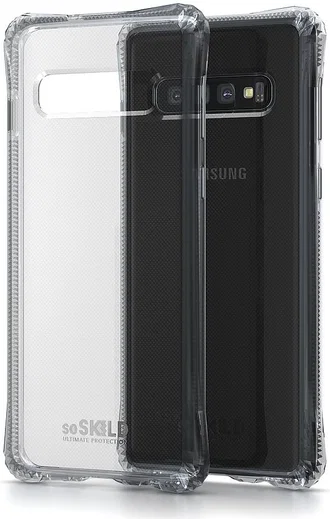 SoSkild Samsung Galaxy S10 Transparant Hoesje Absorb Impact Backcover afbeelding 3
