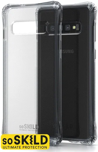 SoSkild Samsung Galaxy S10 Transparant Hoesje Absorb Impact Backcover afbeelding 1