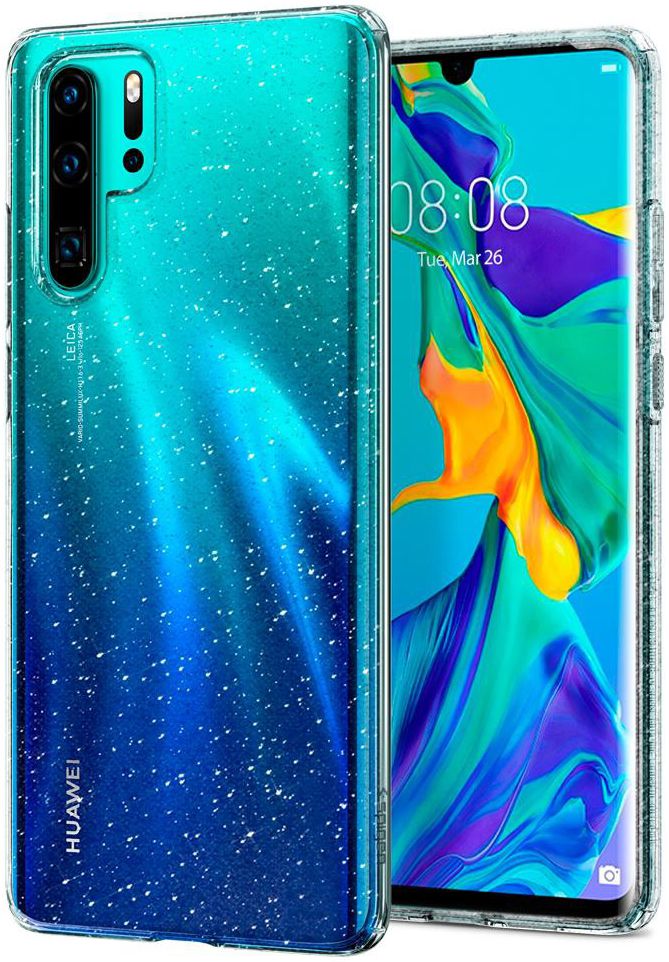 Spigen Liquid Crystal Huawei P30 Pro Hoesje Transparant Glitter afbeelding 1