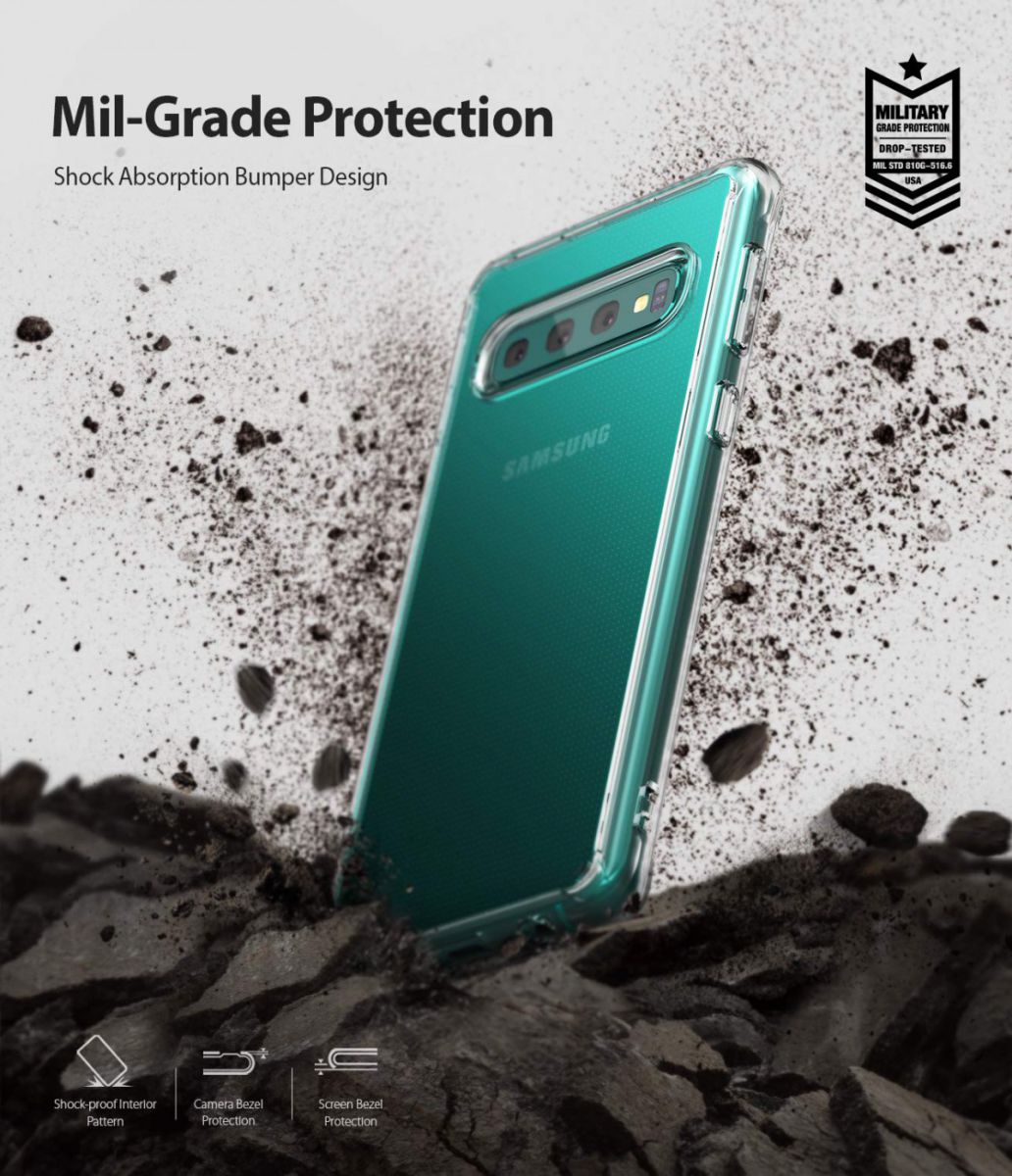 Ringke Fusion Samsung Galaxy S10 Hoesje Transparant afbeelding 4