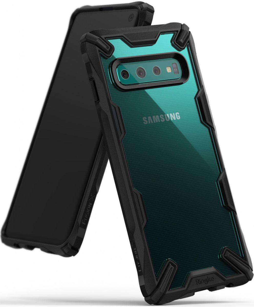 Ringke Fusion X Samsung Galaxy S10 Hoesje Zwart afbeelding 15