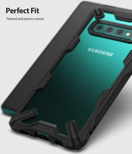 Ringke Fusion X Samsung Galaxy S10 Hoesje Zwart afbeelding 4