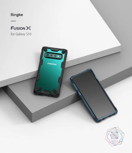 Ringke Fusion X Samsung Galaxy S10 Hoesje Zwart afbeelding 8