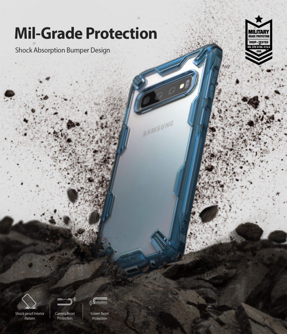 Ringke Fusion X Samsung Galaxy S10 Hoesje Zwart afbeelding 10