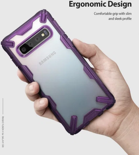 Ringke Fusion X Samsung Galaxy S10 Hoesje Zwart afbeelding 11