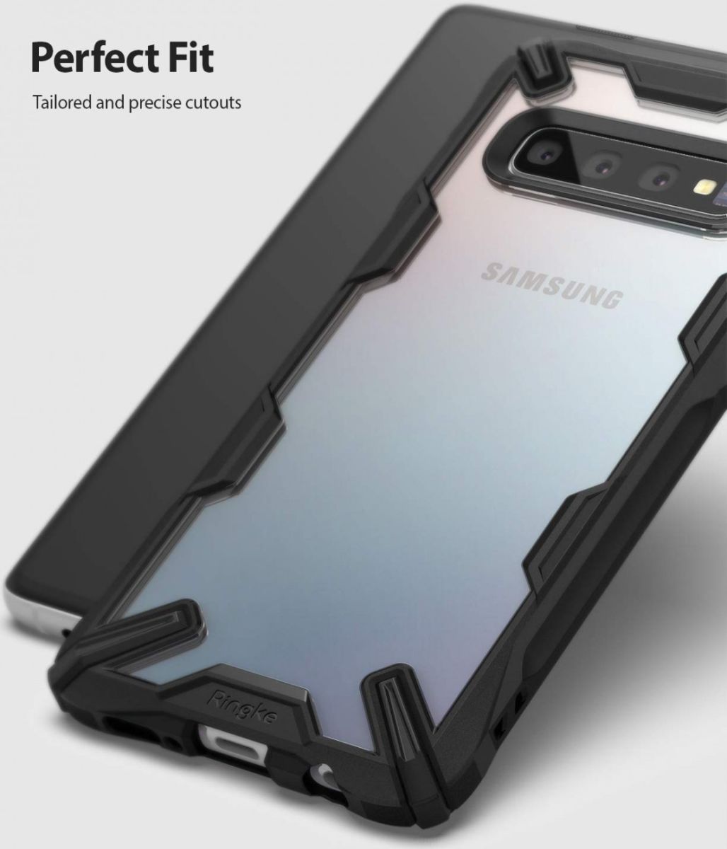 Ringke Fusion X Samsung Galaxy S10 Plus Hoesje Zwart afbeelding 5