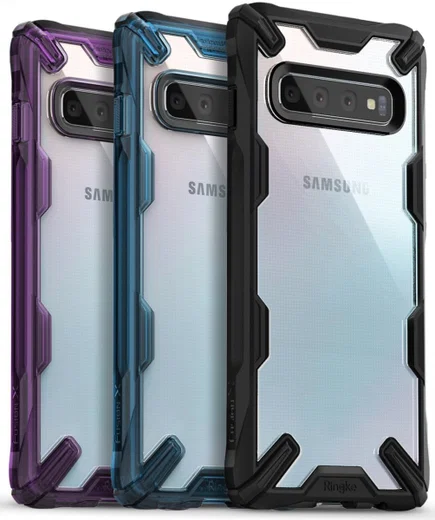Ringke Fusion X Samsung Galaxy S10 Plus Hoesje Zwart afbeelding 14