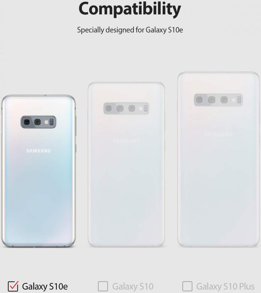 Ringke Fusion X Samsung Galaxy S10E Hoesje Zwart afbeelding 10