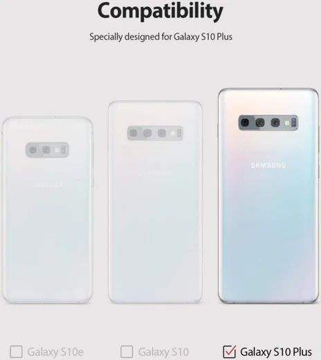 Ringke Fusion Samsung Galaxy S10 Plus Hoesje Transparant afbeelding 12