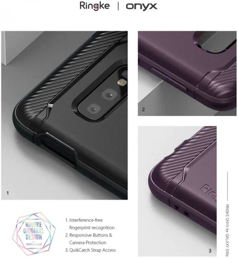 Ringke Onyx Samsung Galaxy S10E Hoesje Zwart afbeelding 9