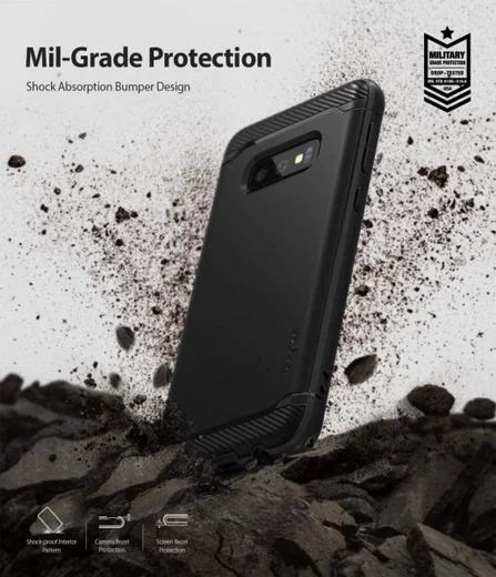 Ringke Onyx Samsung Galaxy S10E Hoesje Zwart afbeelding 2