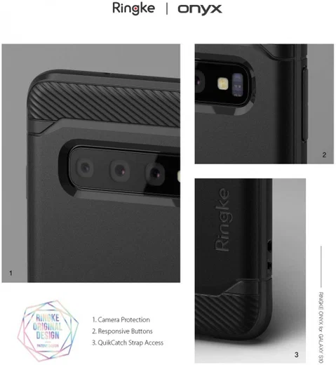 Ringke Onyx Samsung Galaxy S10 Hoesje Zwart afbeelding 9