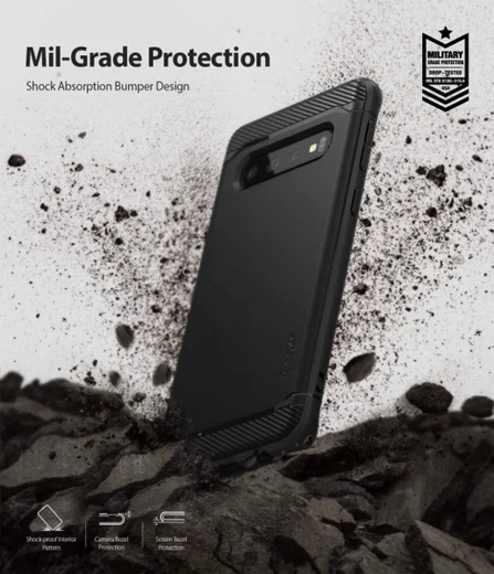 Ringke Onyx Samsung Galaxy S10 Hoesje Zwart afbeelding 4