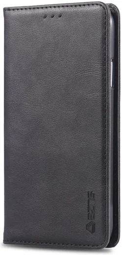 Apple iPhone XR Retro Portemonnee Hoesje Zwart afbeelding 5