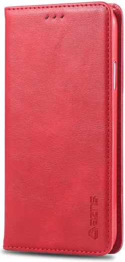Apple iPhone XR Retro Portemonnee Hoesje Rood afbeelding 5